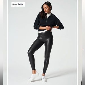 Faux Leather Leggings—SPANX